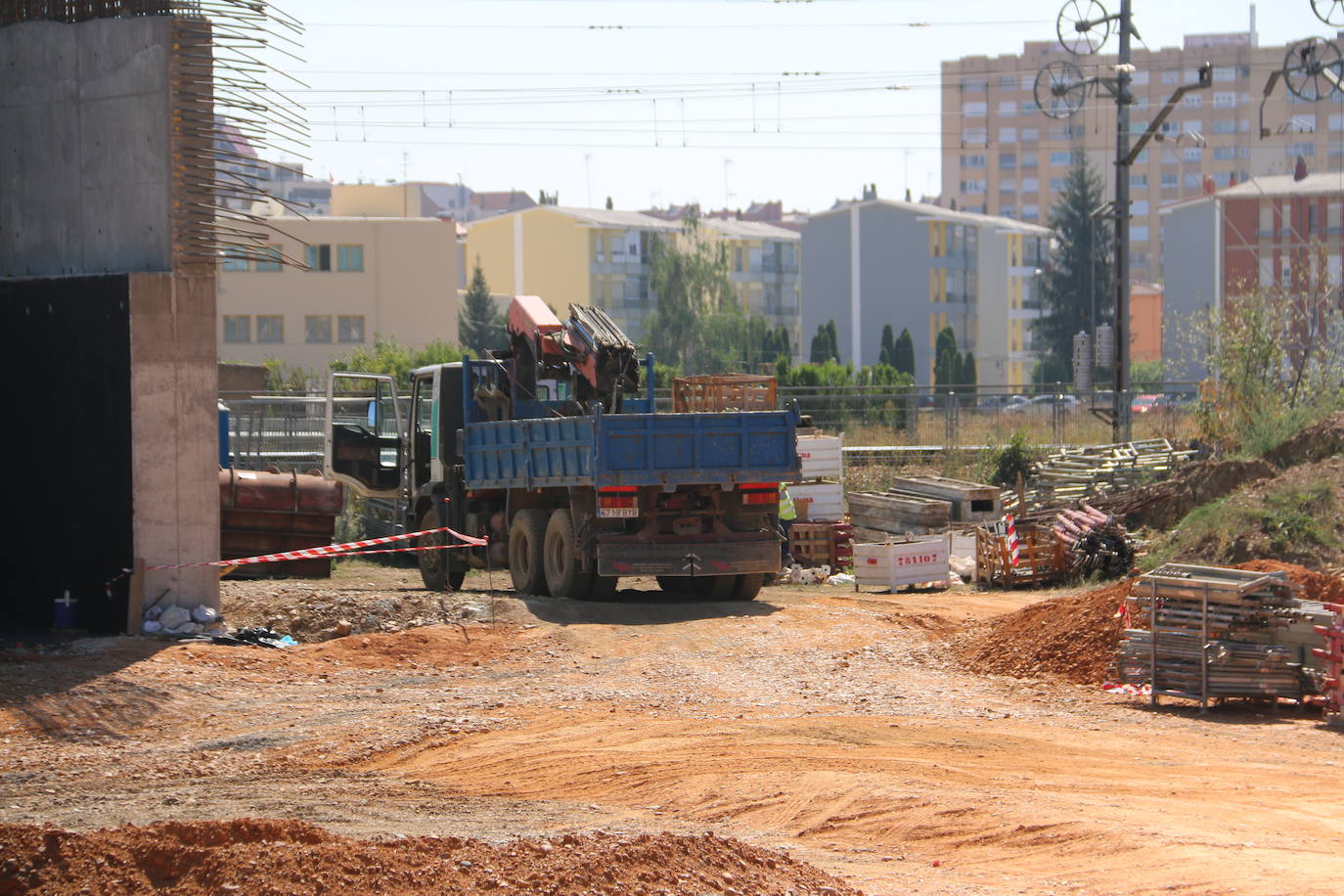 Fotos: Obras de construcción del paso elevando entre San Andrés y la rotonda del Hospital San Juan de Dios