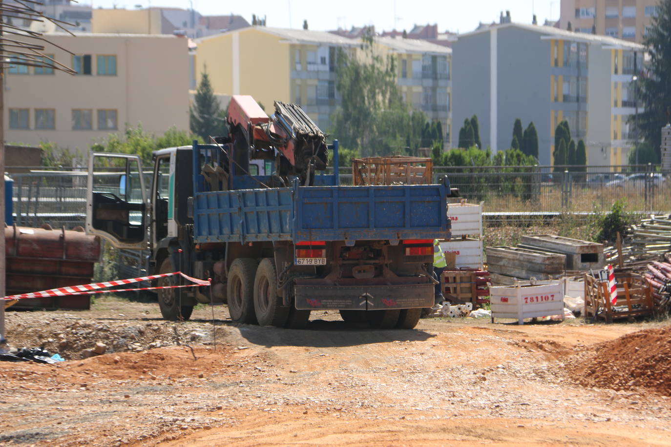 Fotos: Obras de construcción del paso elevando entre San Andrés y la rotonda del Hospital San Juan de Dios