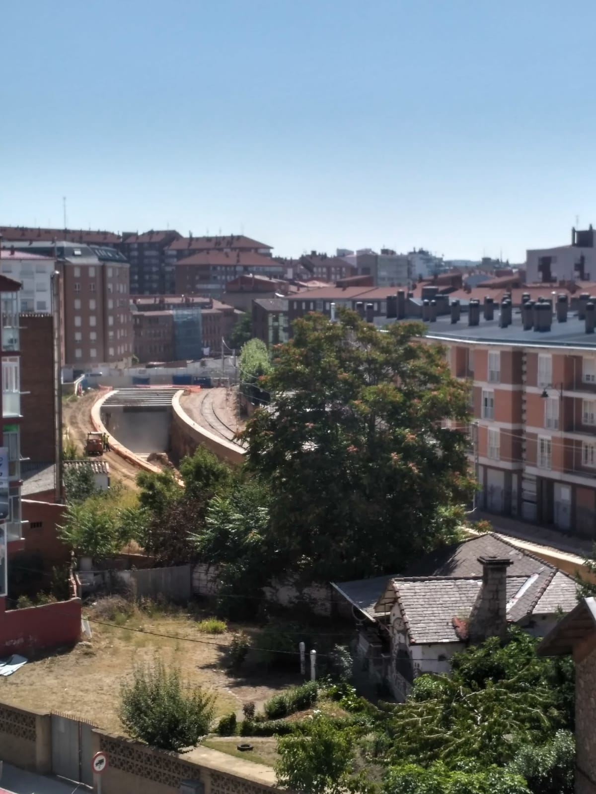 Fotos: Vista de la salida a superficie de la integración del AVE