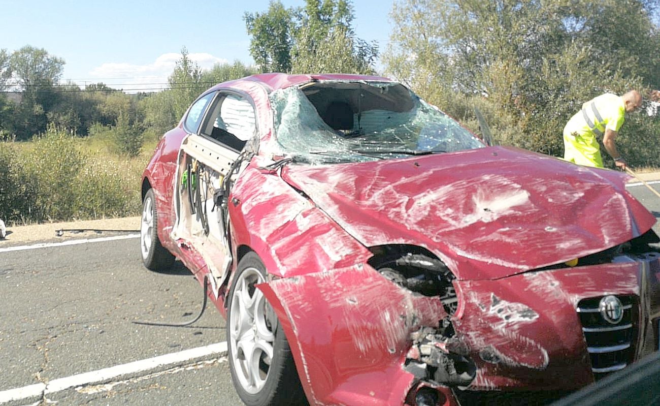 Imagen del lugar del accidente.