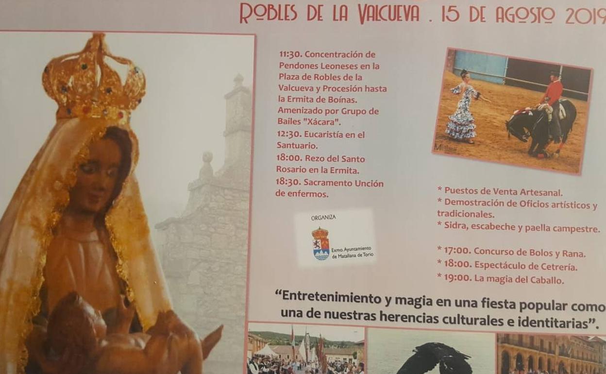 Imagen del cartel de las fiestas. 