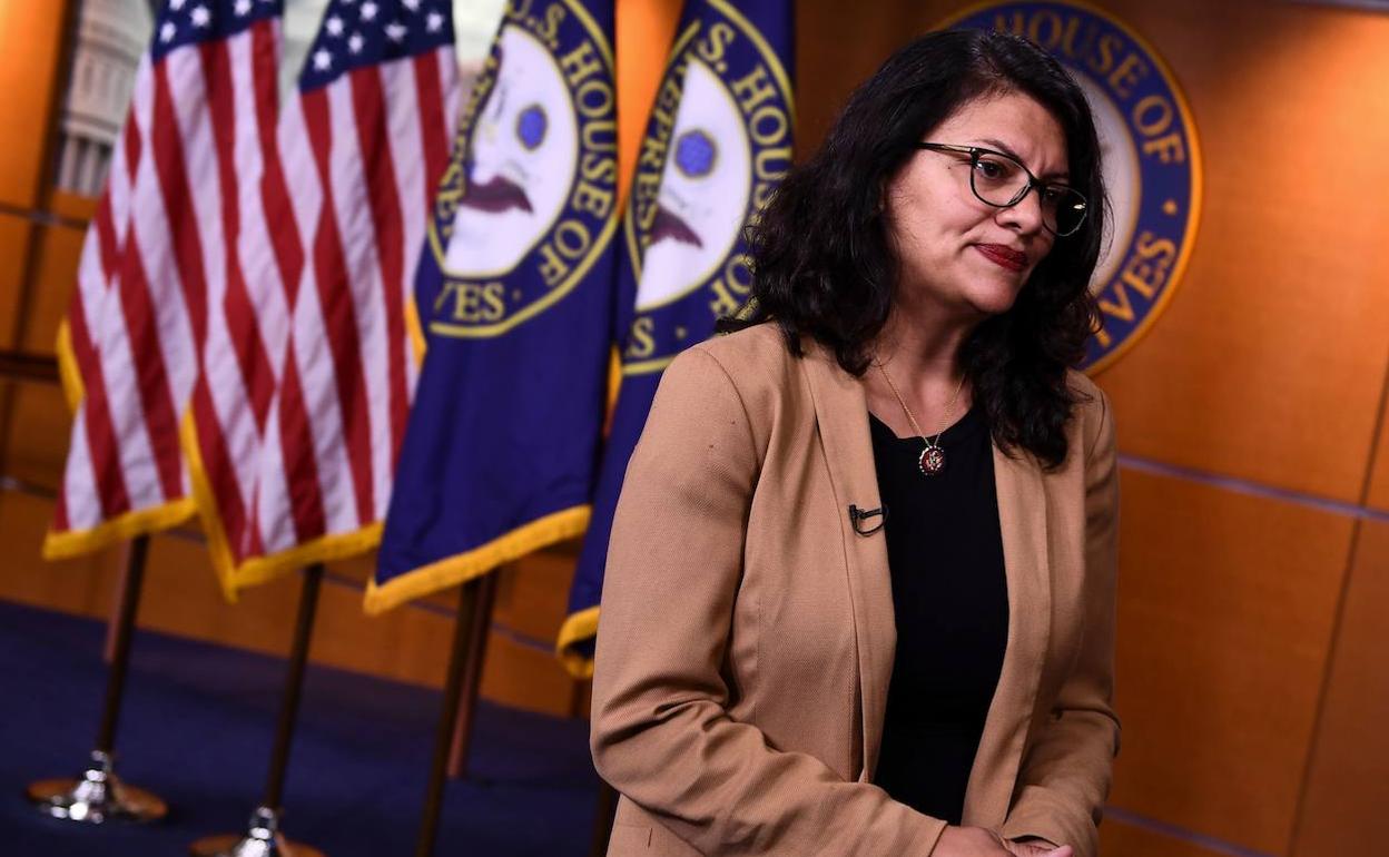 Rashida Tlaib. 