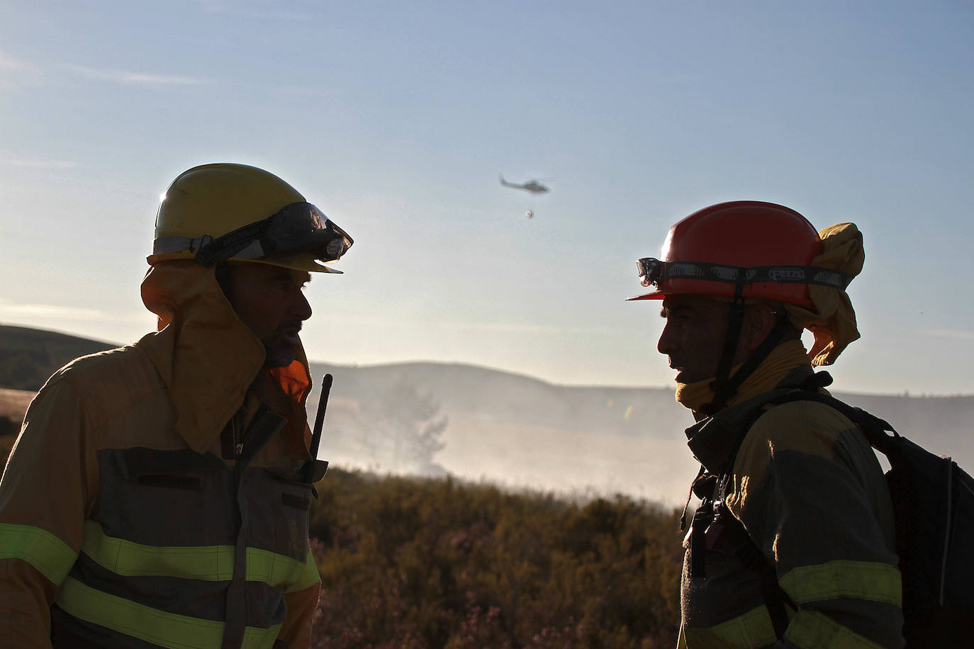 Fotos: Incendio en Porqueros de Cepeda