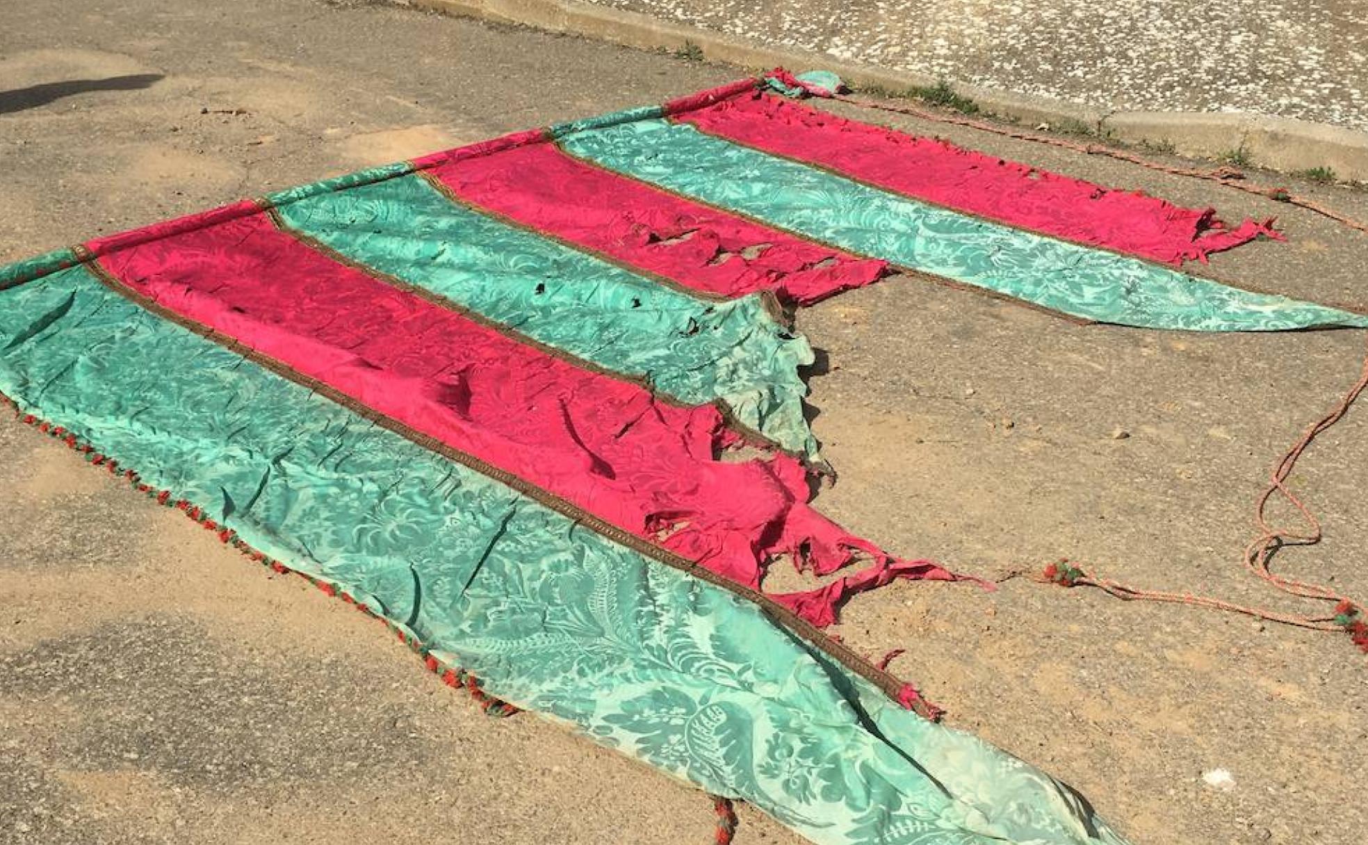 Imagen del pendón para el estudio de su recuperación. 