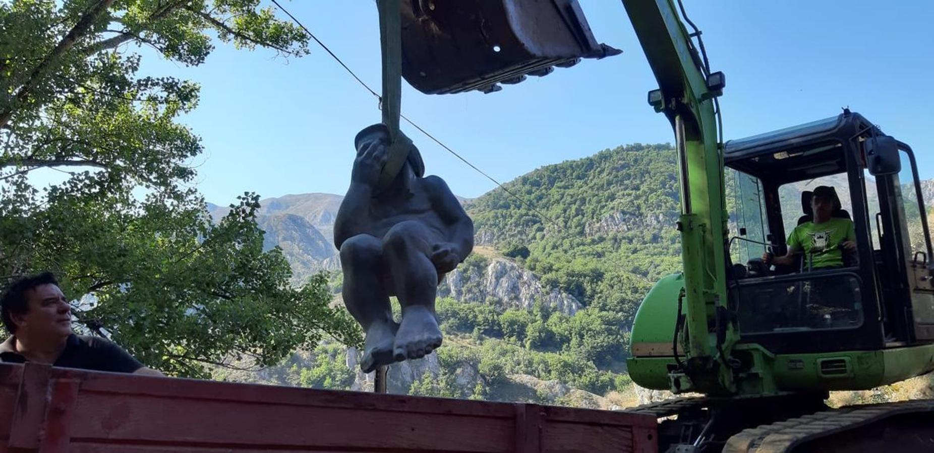 Fotos: Un Trasgu para la Ruta del Celorio