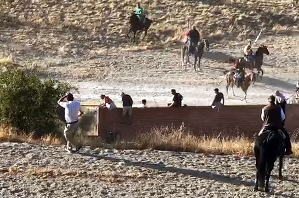 Fallece un hombre en el quinto encierro de Cuéllar