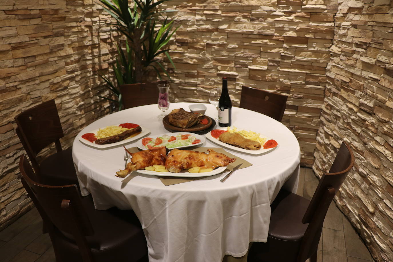 Imagen del chuletón de buey de este restaurante.