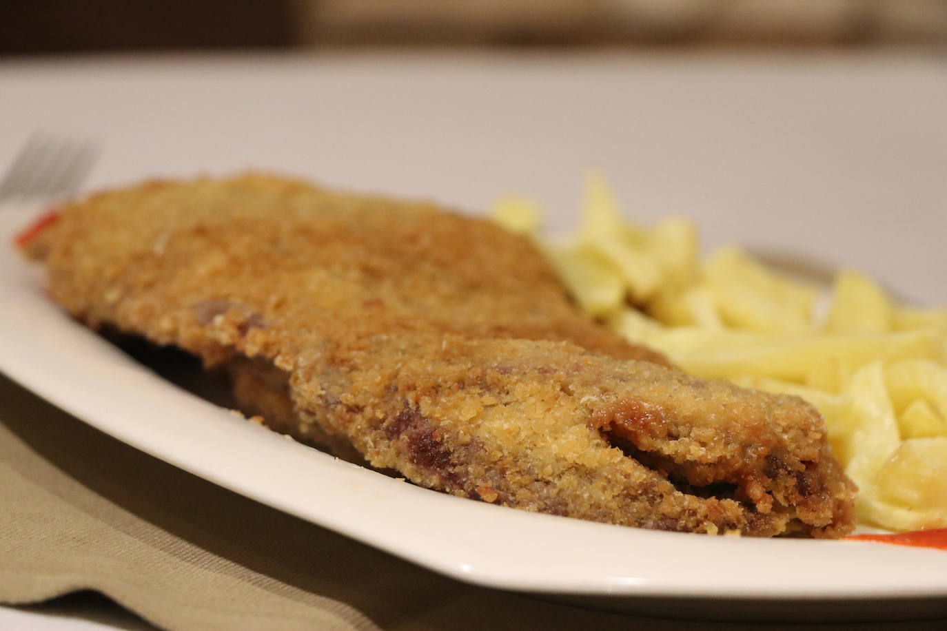 Imagen del chuletón de buey de este restaurante.