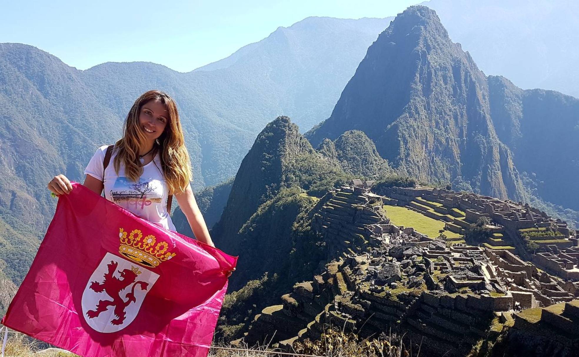 Rosabel Blanco, voluntaria y cooperante, durante su estancia en Perú.