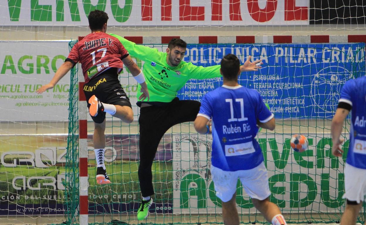 Partido disputado este sábado por el Ademar.