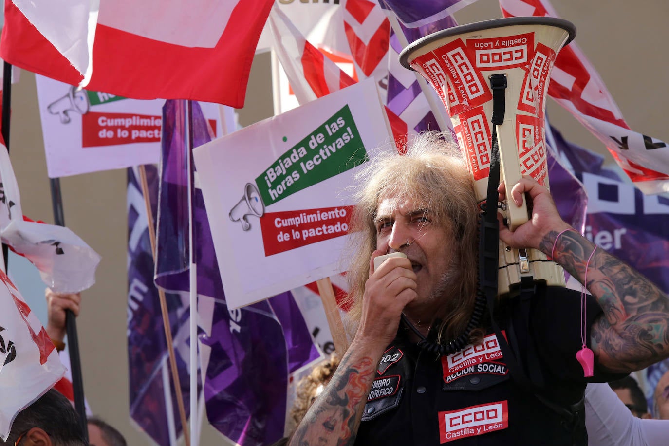 Fotos: Los docentes exigen la jornada de 35 horas