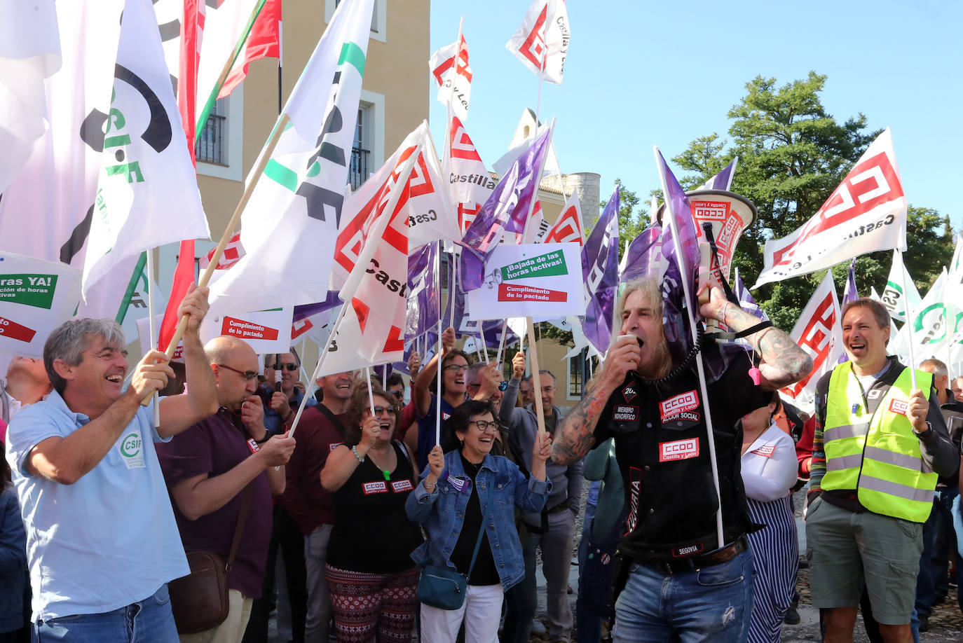 Fotos: Los docentes exigen la jornada de 35 horas