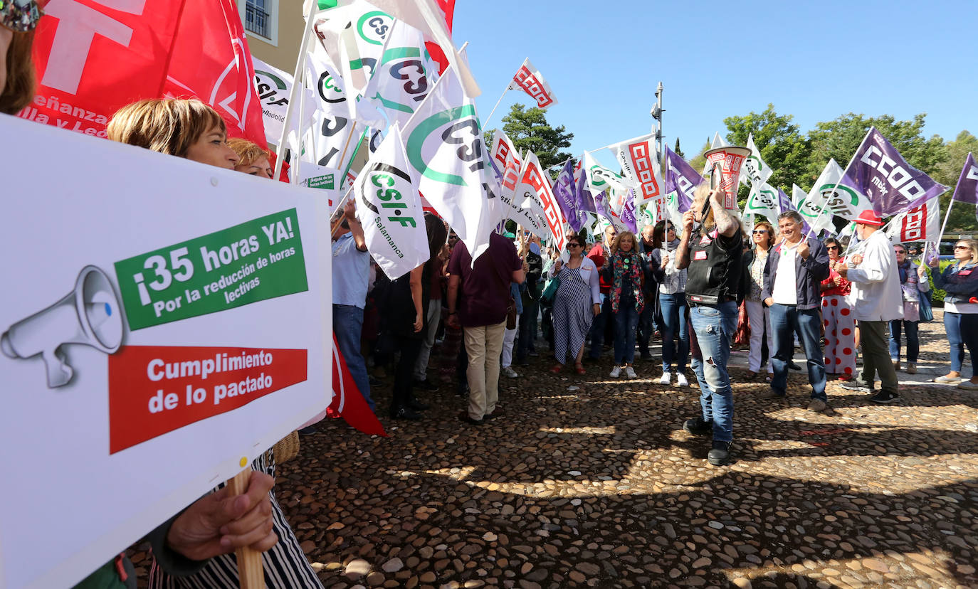 Fotos: Los docentes exigen la jornada de 35 horas