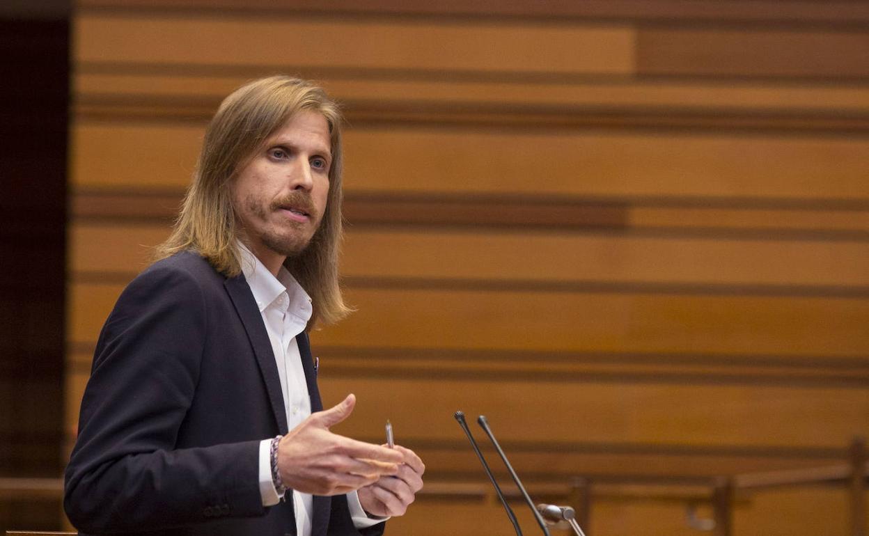 Pablo Fernández, secretario de Podemos en Castilla y León e integrante de la Ejecutiva nacional de la formación morada.