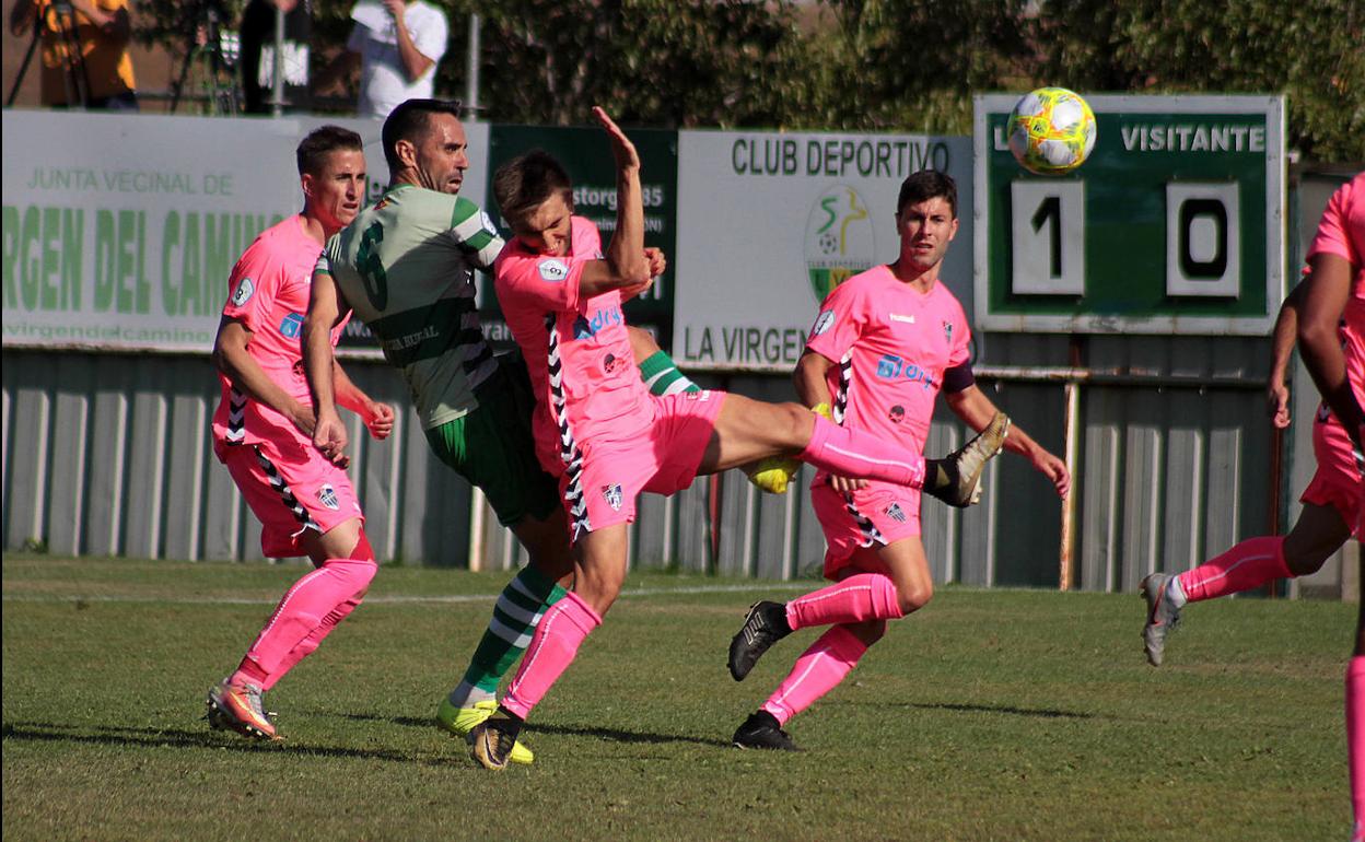 Porfirio, en un lance del encuentro.