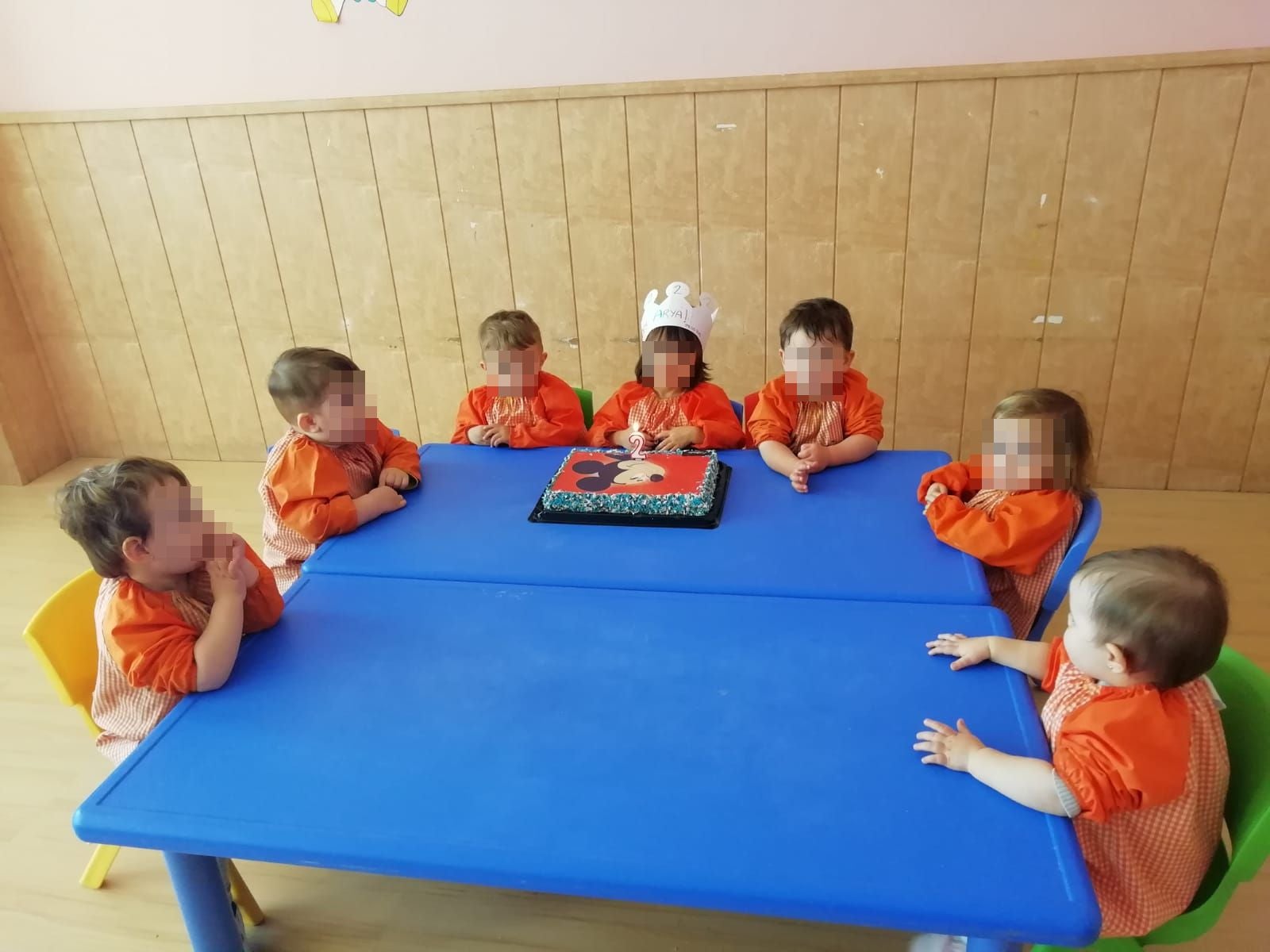 Imagen de un grupo de niños en el Centro Infantil El Álamo.