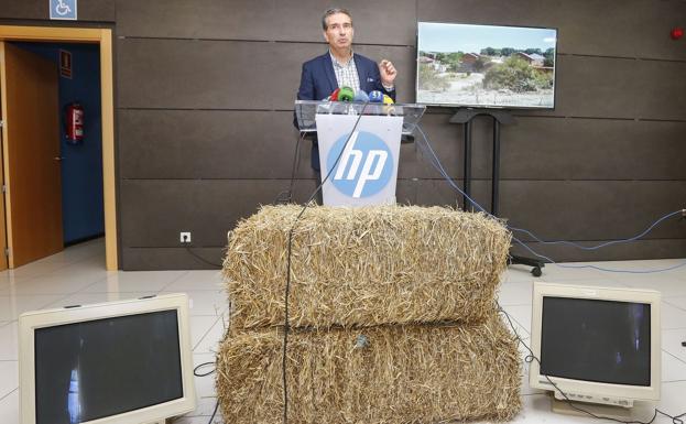 Miguel Ángel Turrado, durante la presentación. 