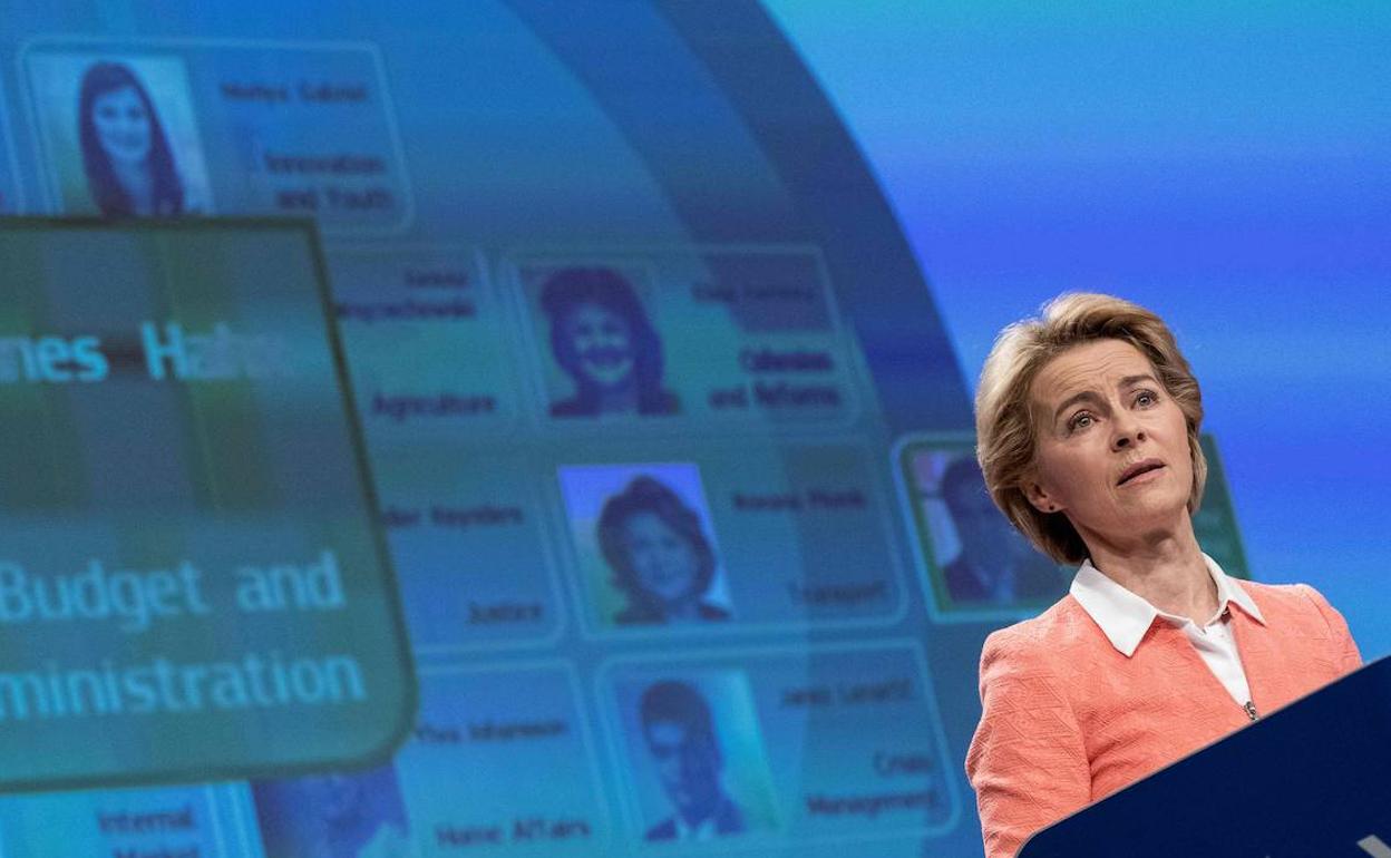 Von der Leyen presenta su equipo. 