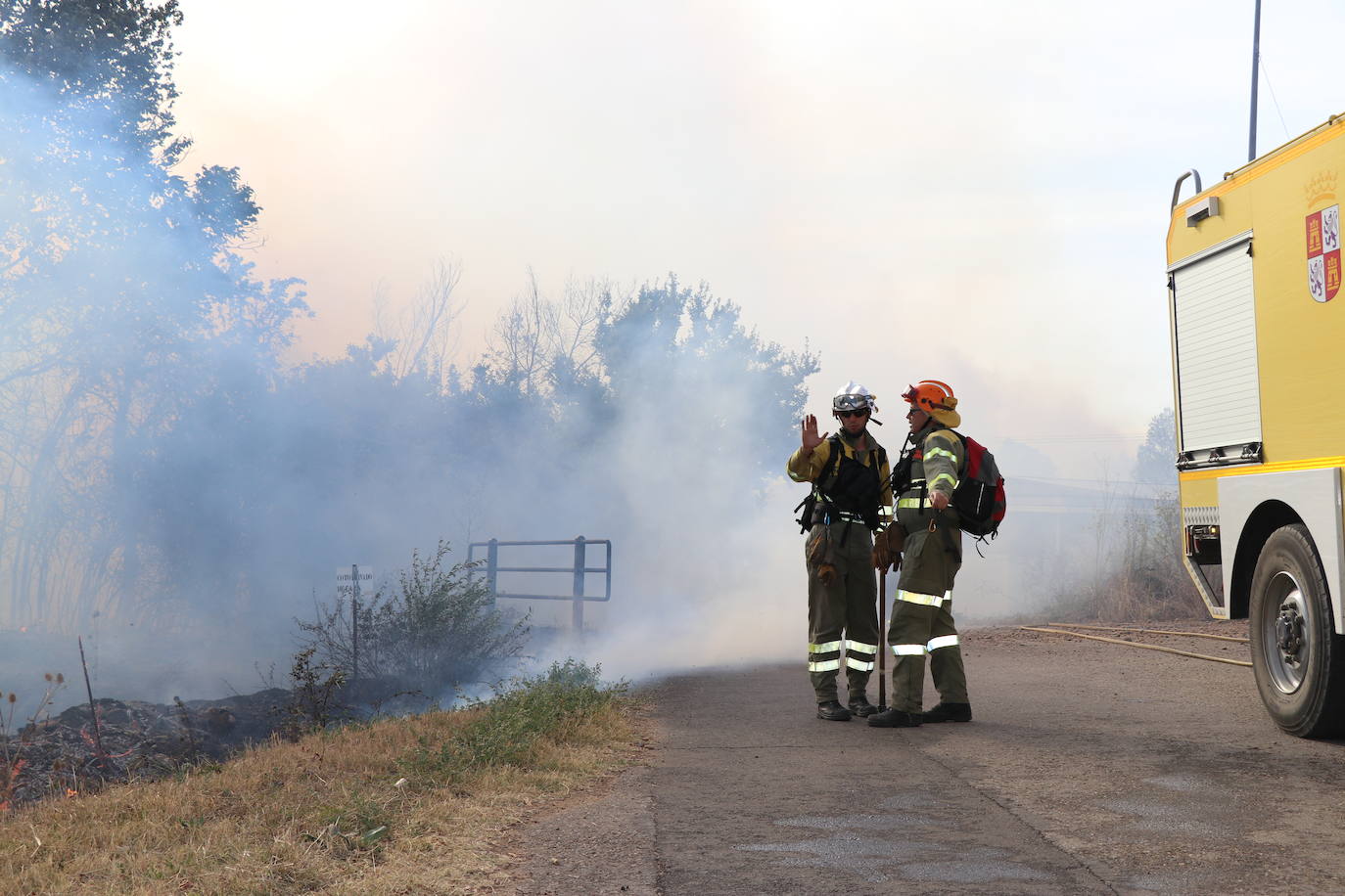 El fuego vuelve a Santa Olaja de la Ribera este viernes.