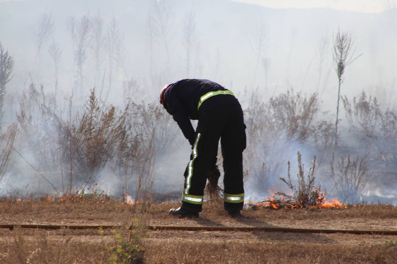 El fuego vuelve a Santa Olaja de la Ribera este viernes.