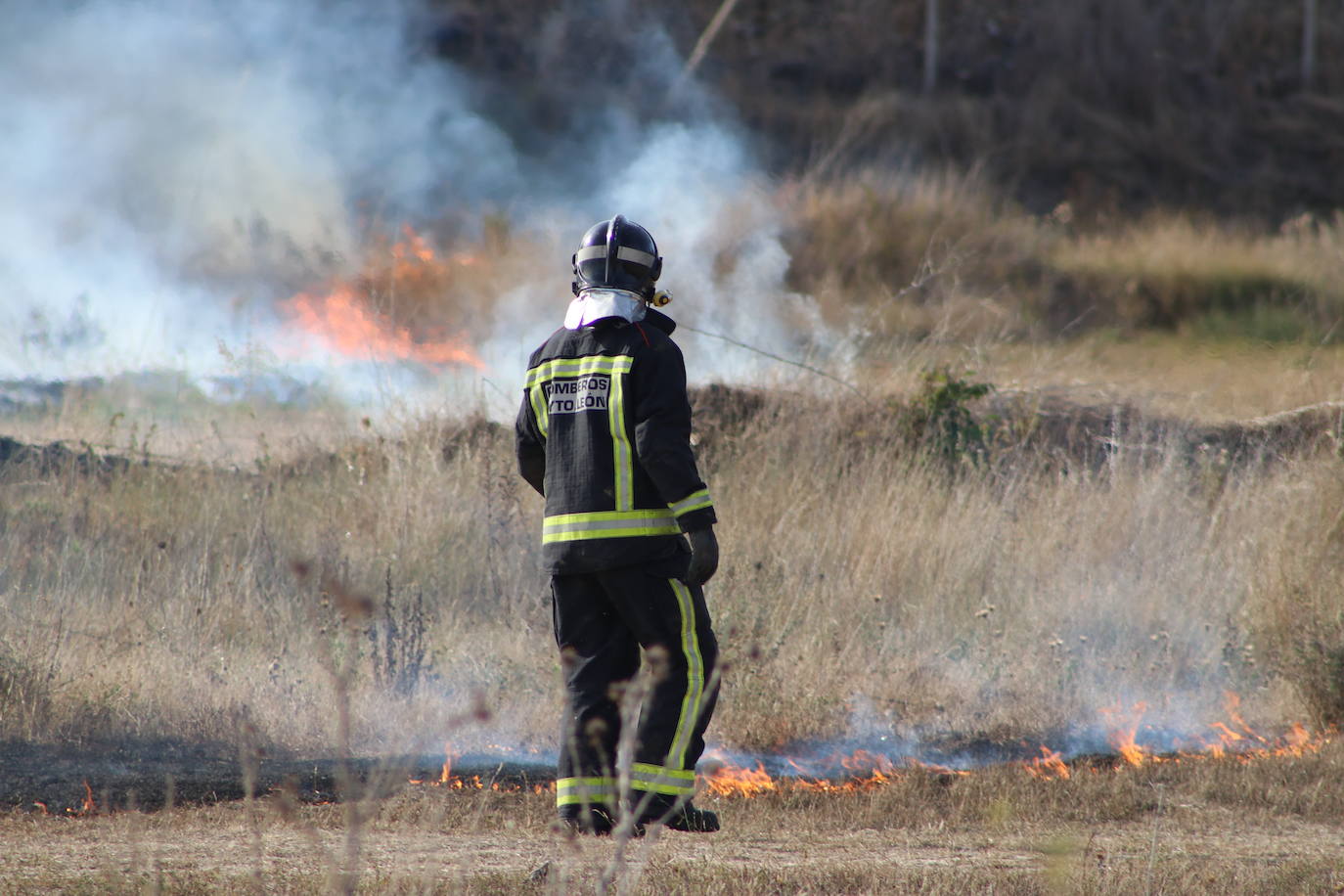 El fuego vuelve a Santa Olaja de la Ribera este viernes.