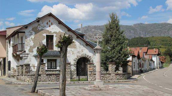 Vista del municipio de Villamanín. 