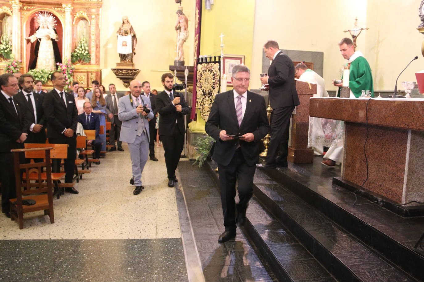 Momento de la toma de posesión,