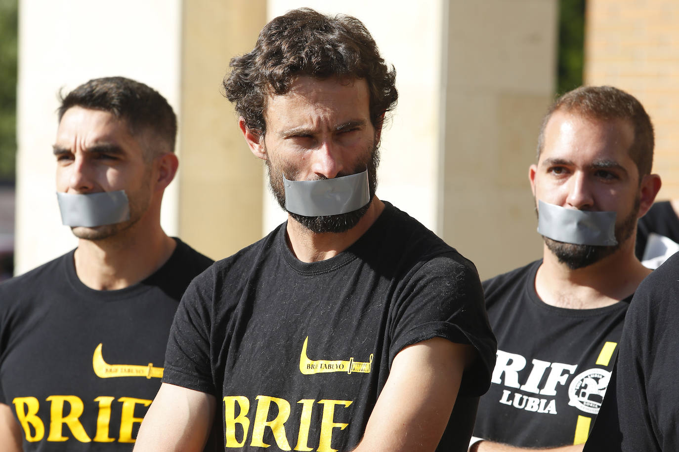 Fotos: Protesta de los Brif tras la sanción al compañero Pablo
