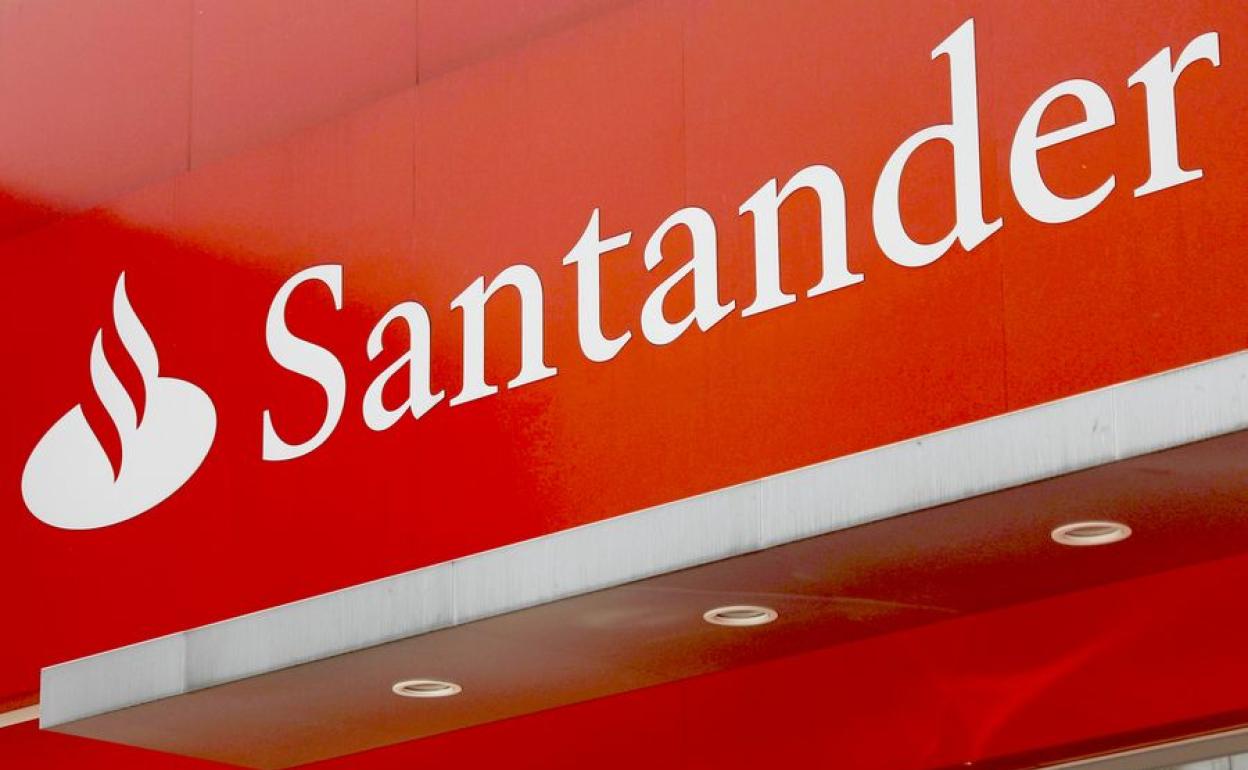 Imagen de una sucursal del Banco de Santander.