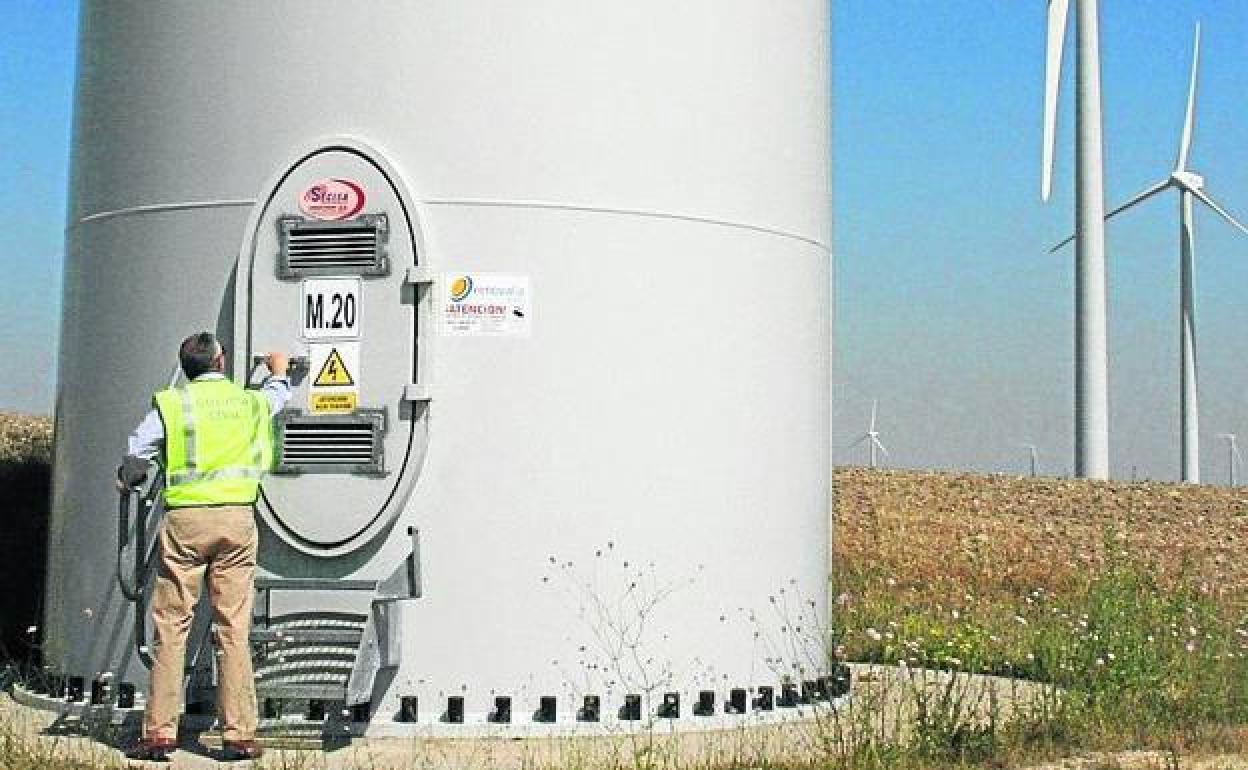 Parque eólico de Ampudia. 