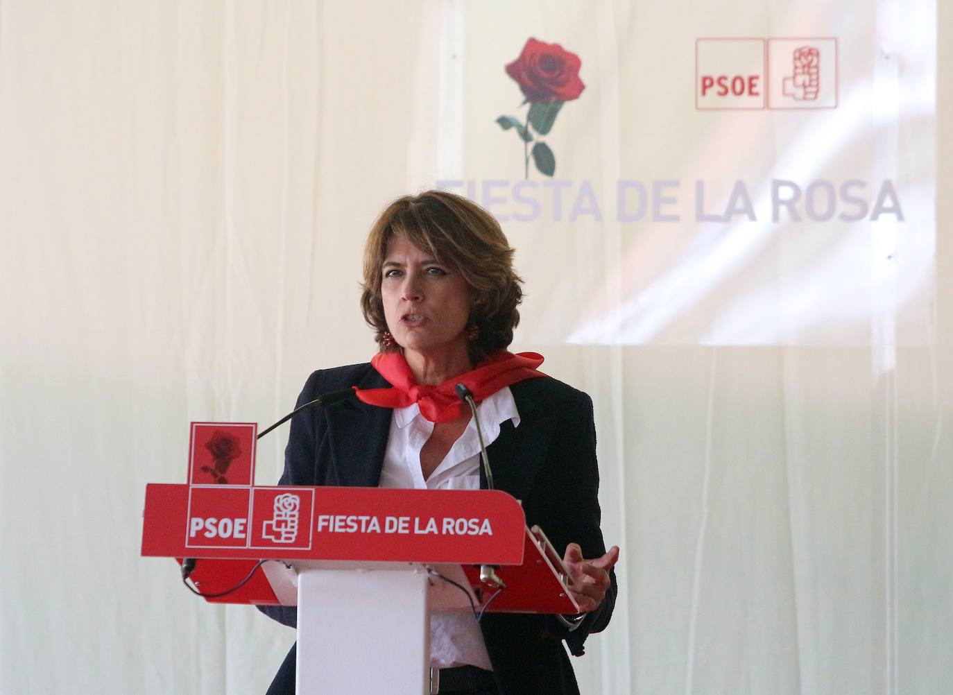 Fotos: La ministra de Justicia interviene en la Fiesta provincial del PSOE de León en Camponaraya