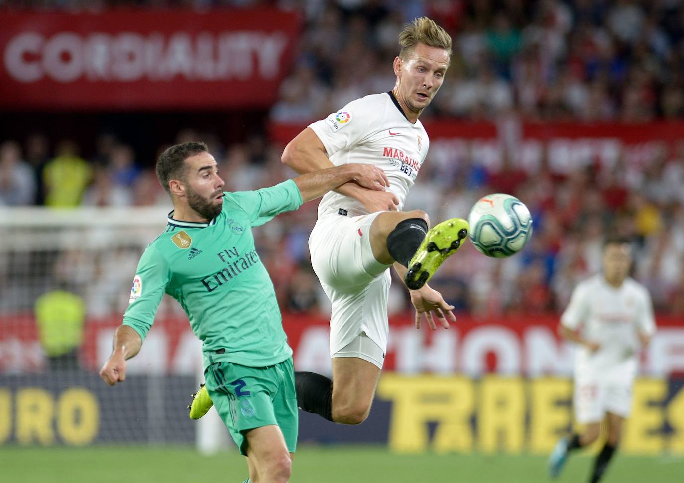 Las mejores imáganes del partido entre el Sevilla y el Real Madrid, disputado en el Sánchez Pizjuán.