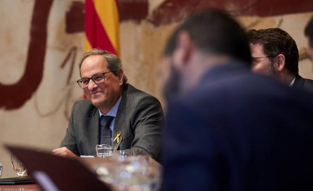 Torra acusa al Estado de urdir un relato de violencia antes de la sentencia del 'procés'