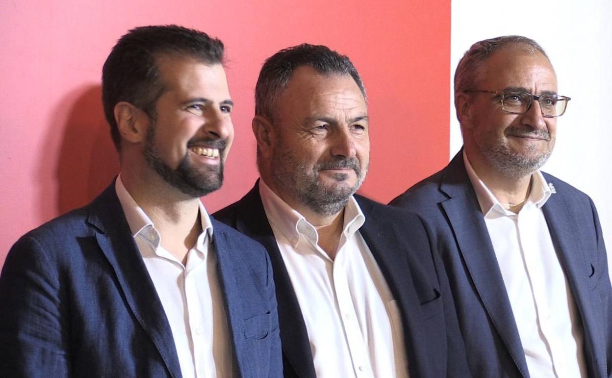 Un momento del encuentro de alcaldes socialistas.