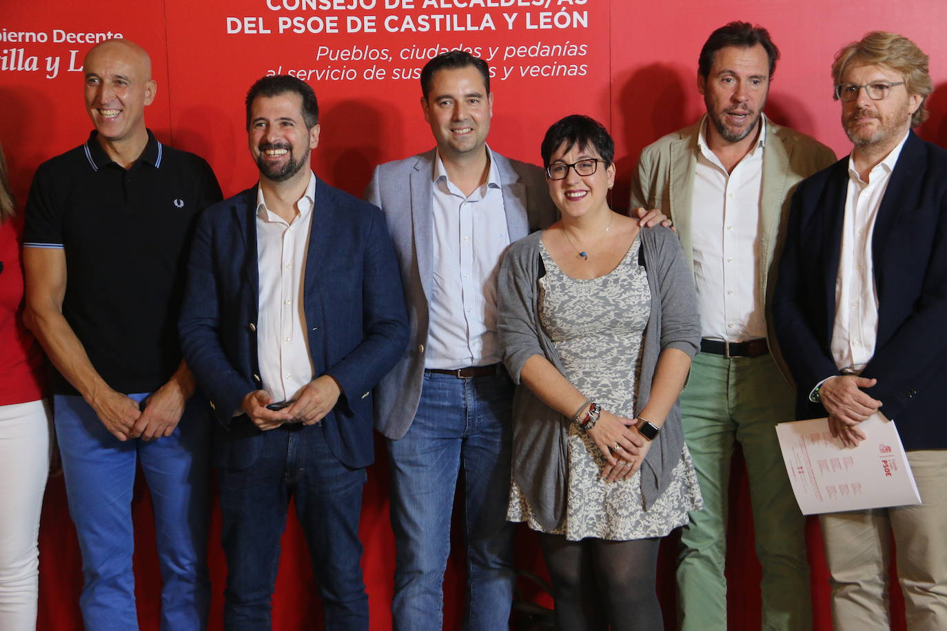 Diferentes cargos del Partido Socialista.