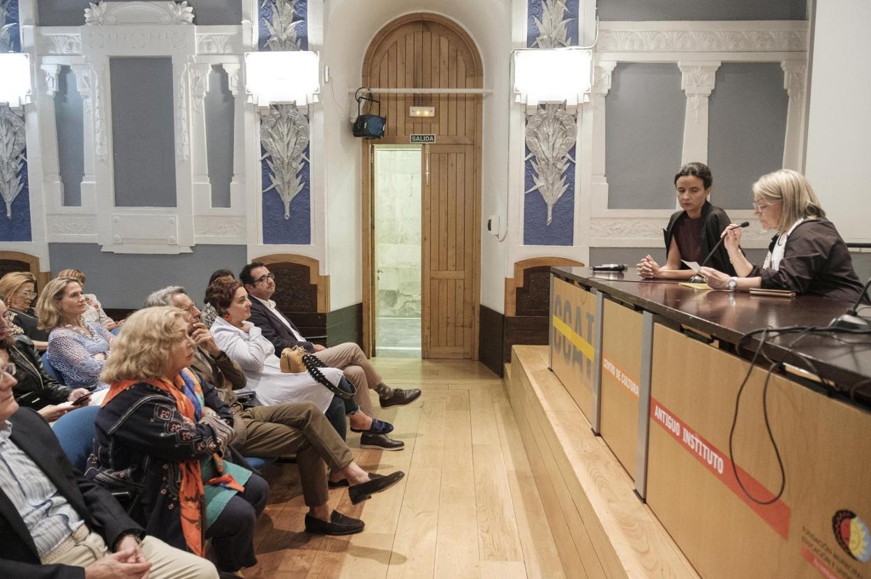 Teresa Laso, presidenta de Adymo, presentó la pasarela de moda.