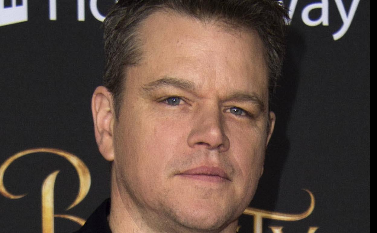 El actor Matt Damon.