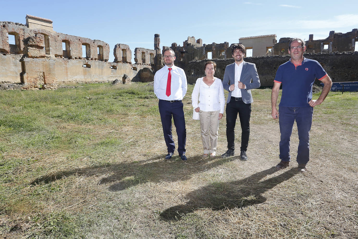 Fotos: El director general de Patrimonio Cultural visita en Monasterio de Santa María de Sandoval