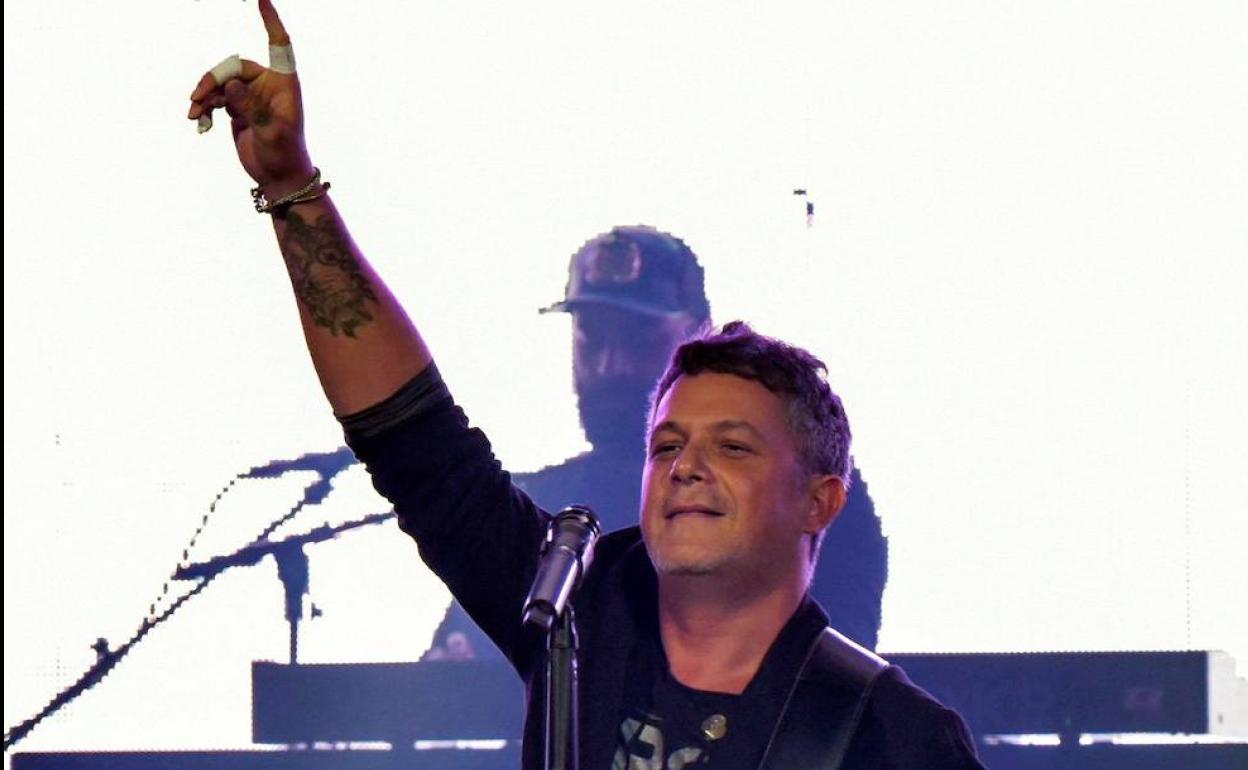 Alejandro Sanz, en un concierto en Nueva York.