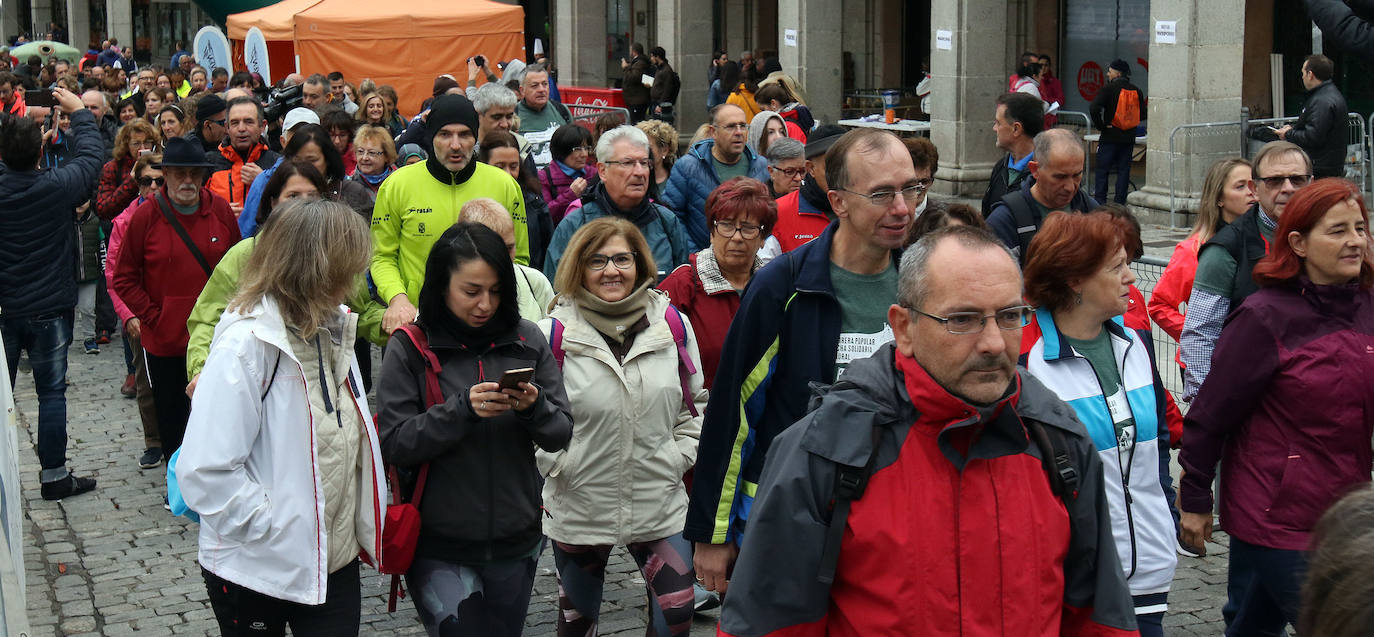 Marcha en favor del Banco de Alimentos de Segovia.