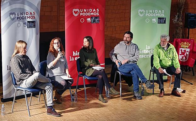 Galería. Encuentro sobre las pensiones organizado por Podemos. 