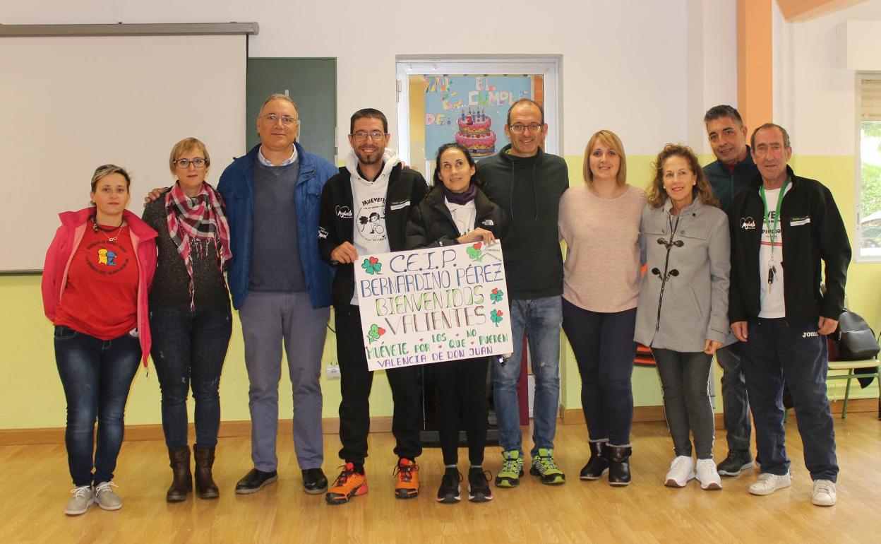 La III vuelta solidaria por las enfermedades raras recaló en Valencia de Don Juan