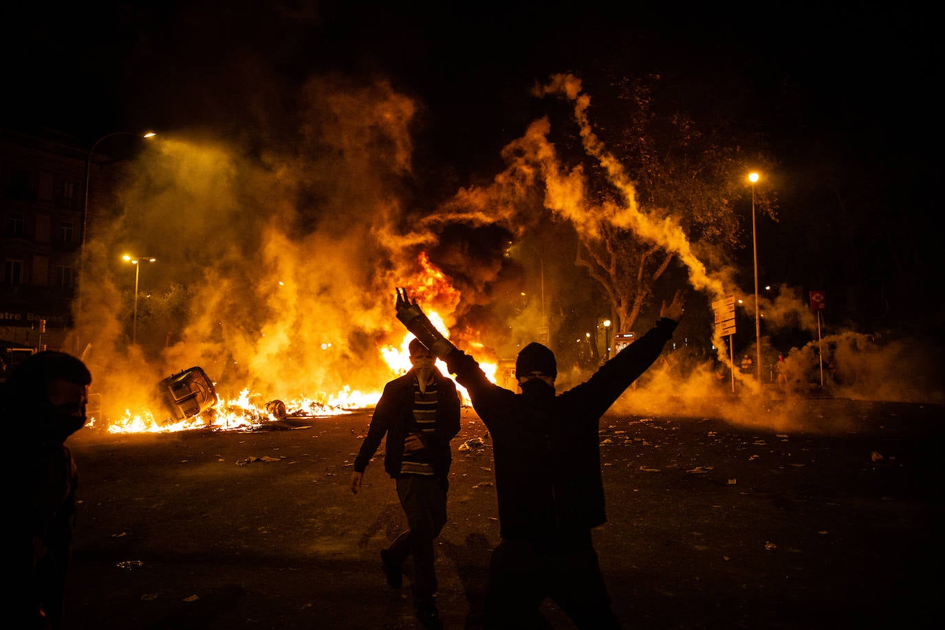 Fotos: Disturbios en Barcelona