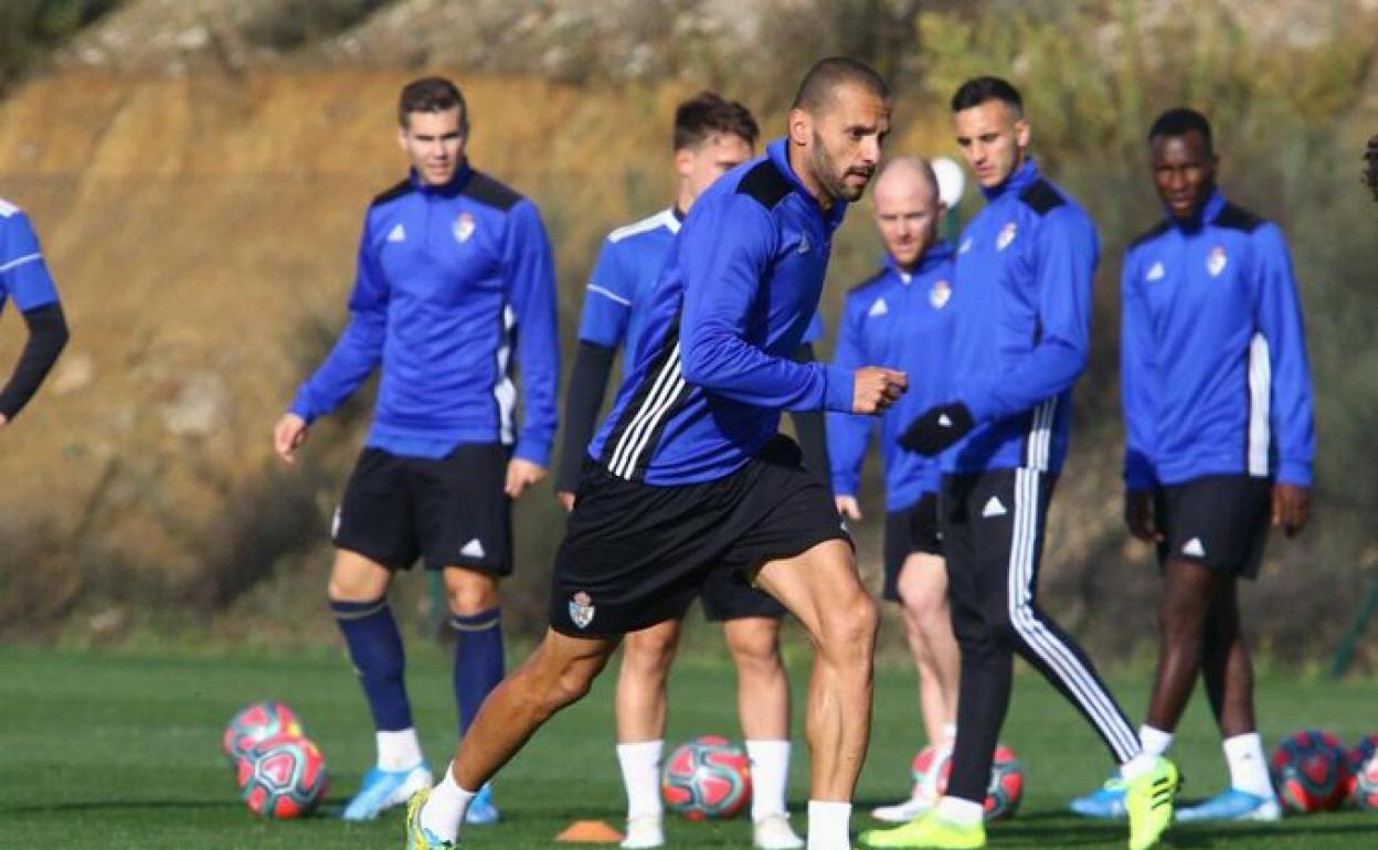 Entrenamiento de la Ponferradina de esta semana.