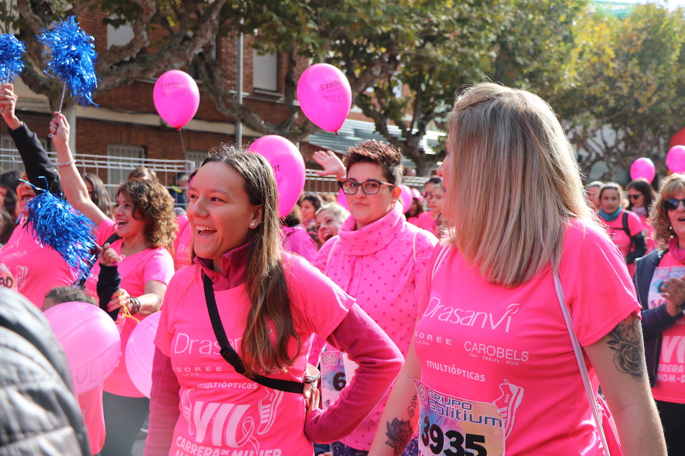 La ciudad de León acoge una nueva carrera de la lucha contra el cáncer de mama.