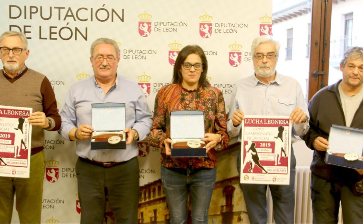 Presentación del Campeonato Provincial de Lucha Leonesa.