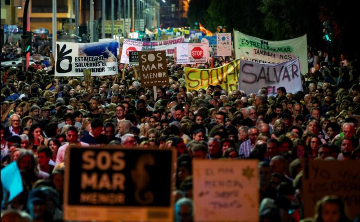 Imagen de la manifestación.