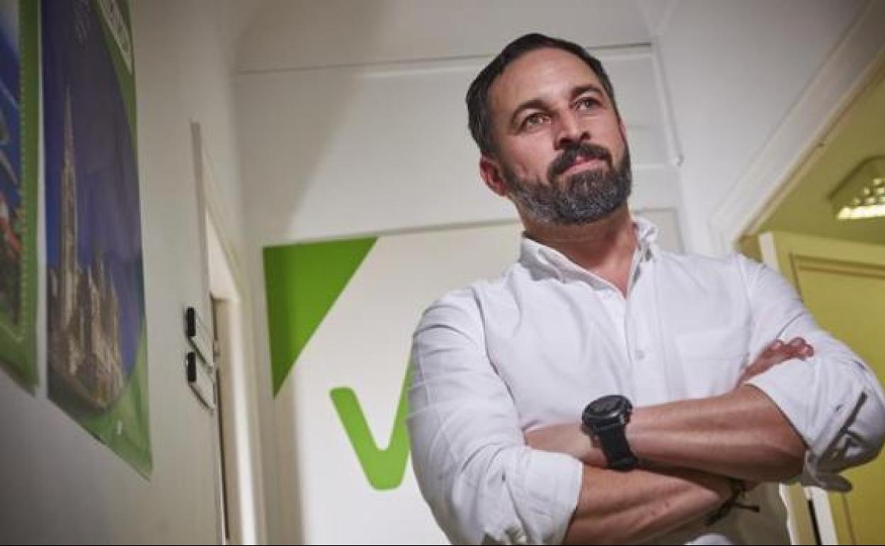 Santiago Abascal, líder de VOX. 