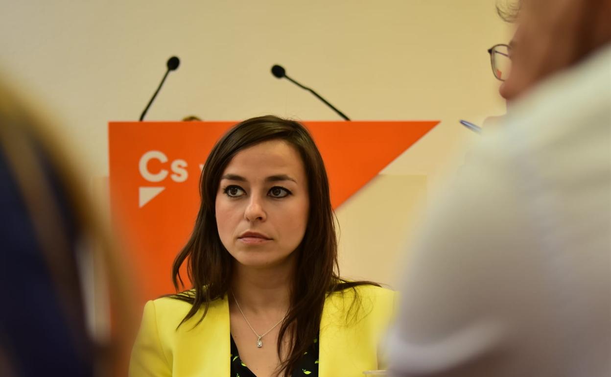 Gemma Villarroel, portavoz municipal de Ciudadanos.