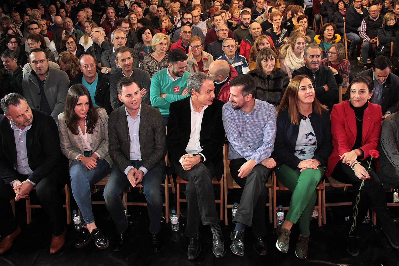 José Luis Roríguez Zapatero, este jueves en León.